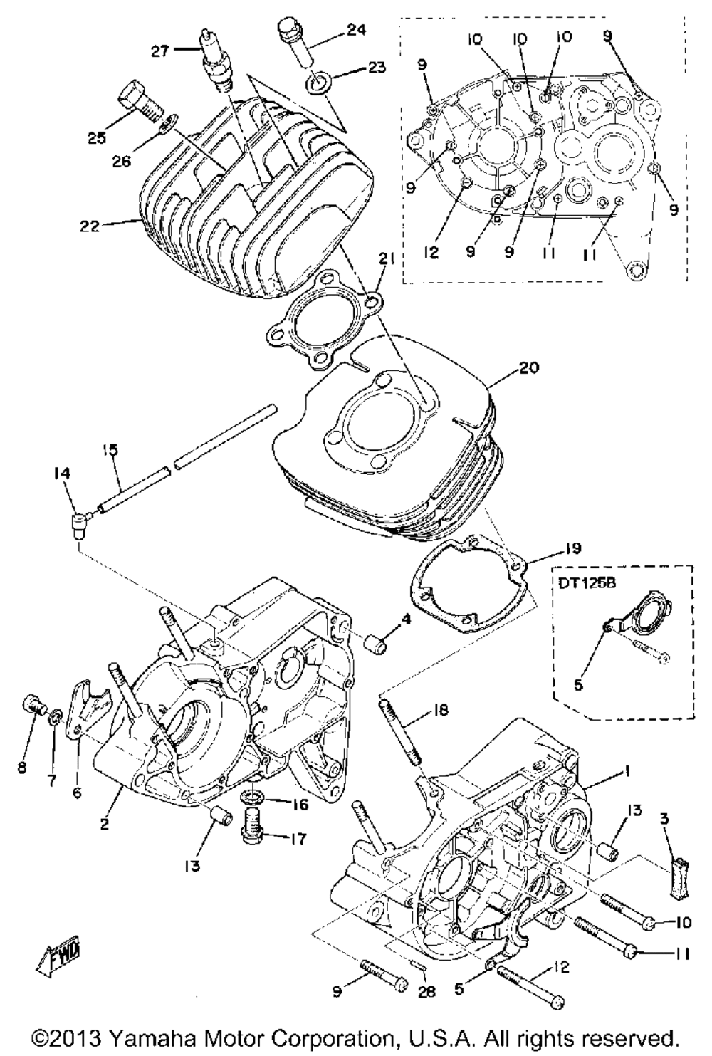 Crankcase - cylinder