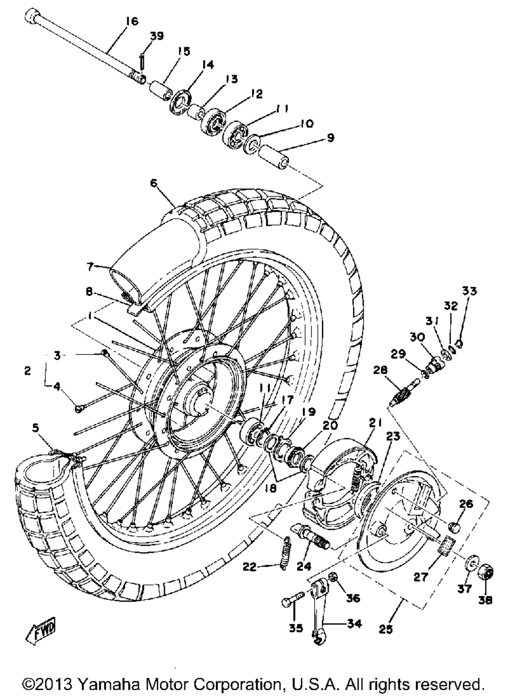 Front wheel