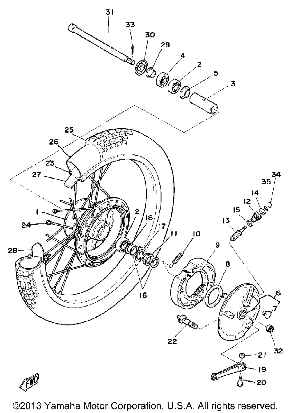 Front wheel