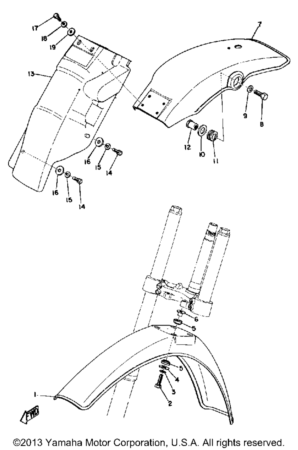 Front fender - rear fender