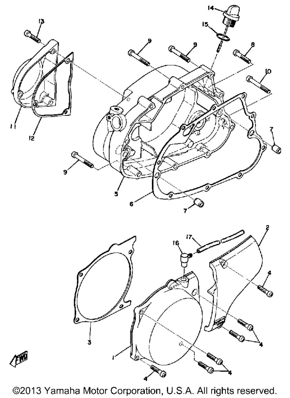 Crankcase cover