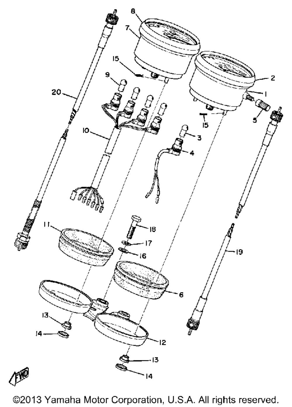 Speedometer & tachometer