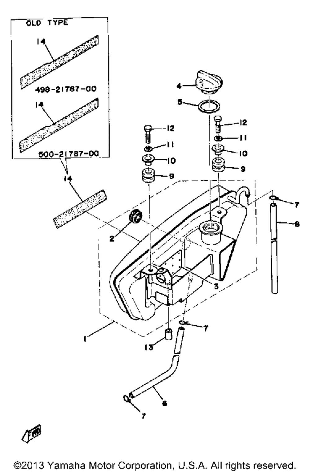 Oil tank 250b - c - 400b - c