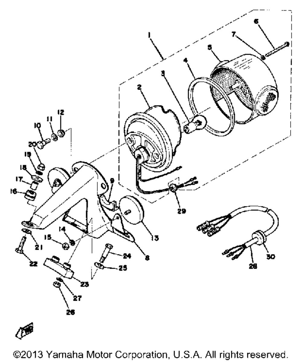 Taillight 250b - c - 400b - c