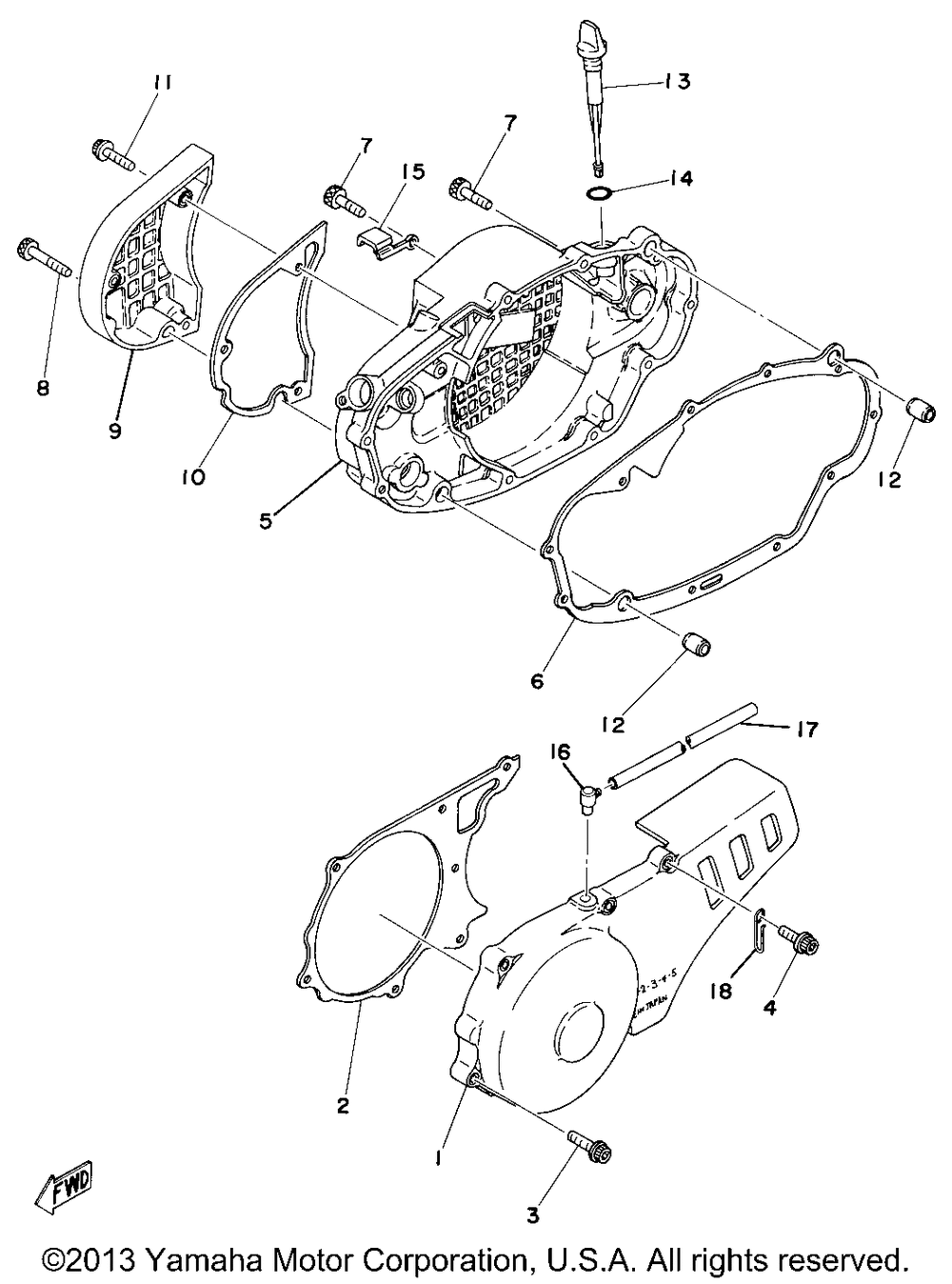 Crankcase cover