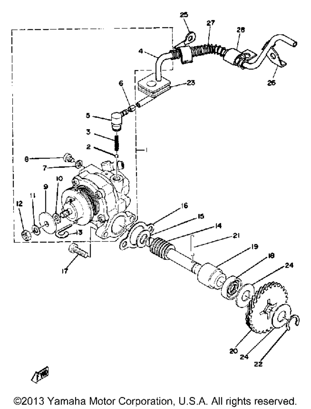 Oil pumpdt80h - j - k