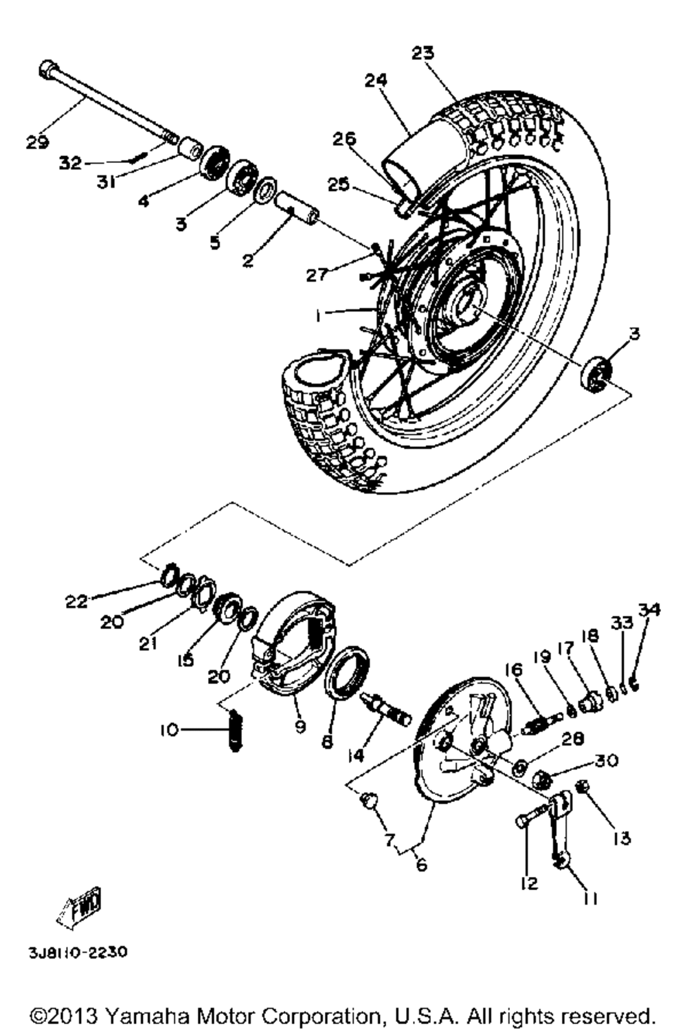 Front wheeldt80h - j - k