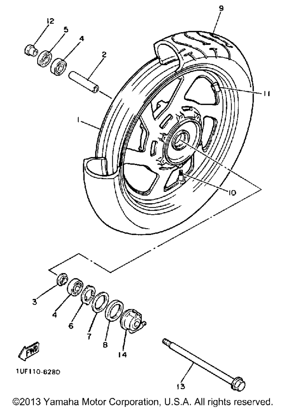 Front wheel