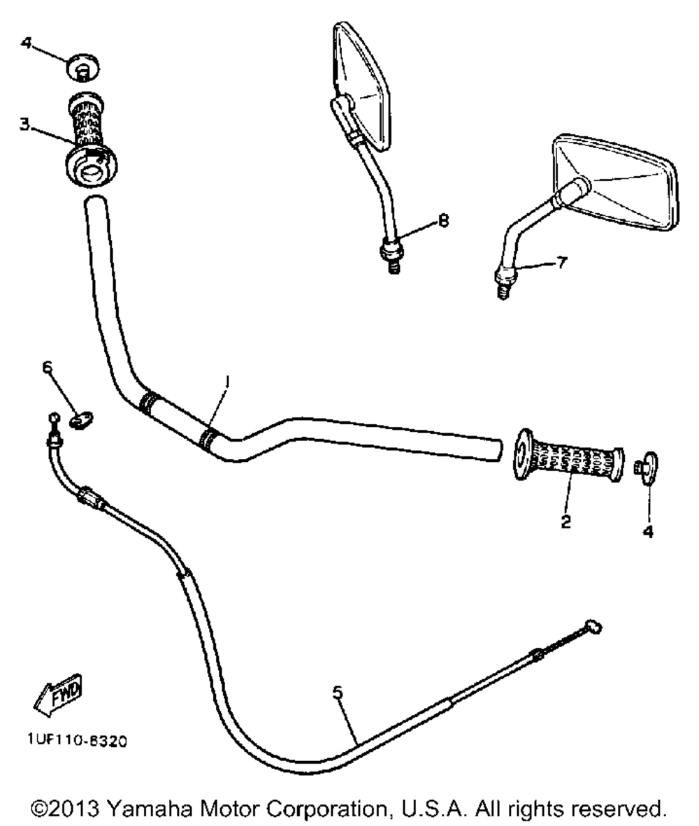 Handlebar cable