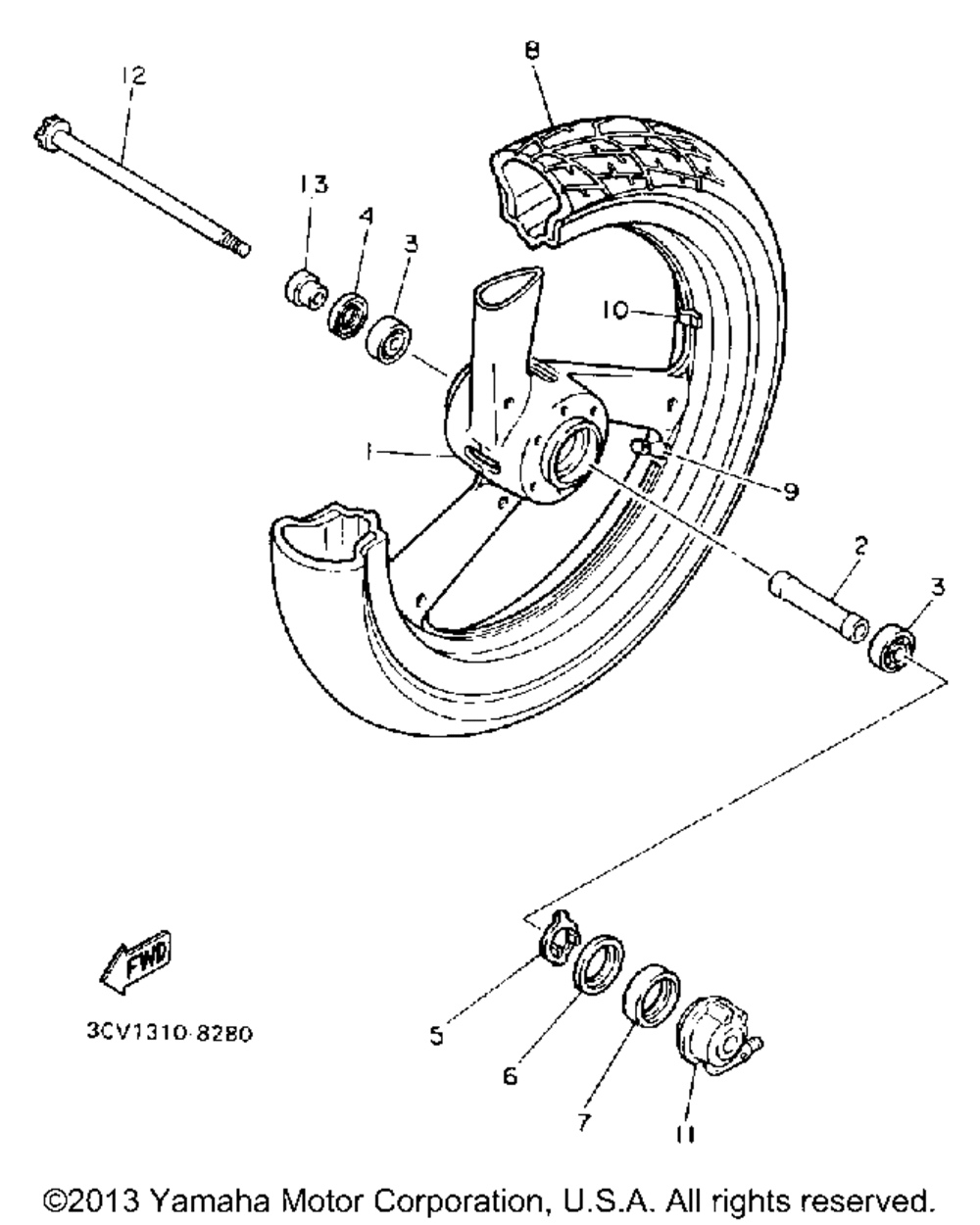 Front wheel