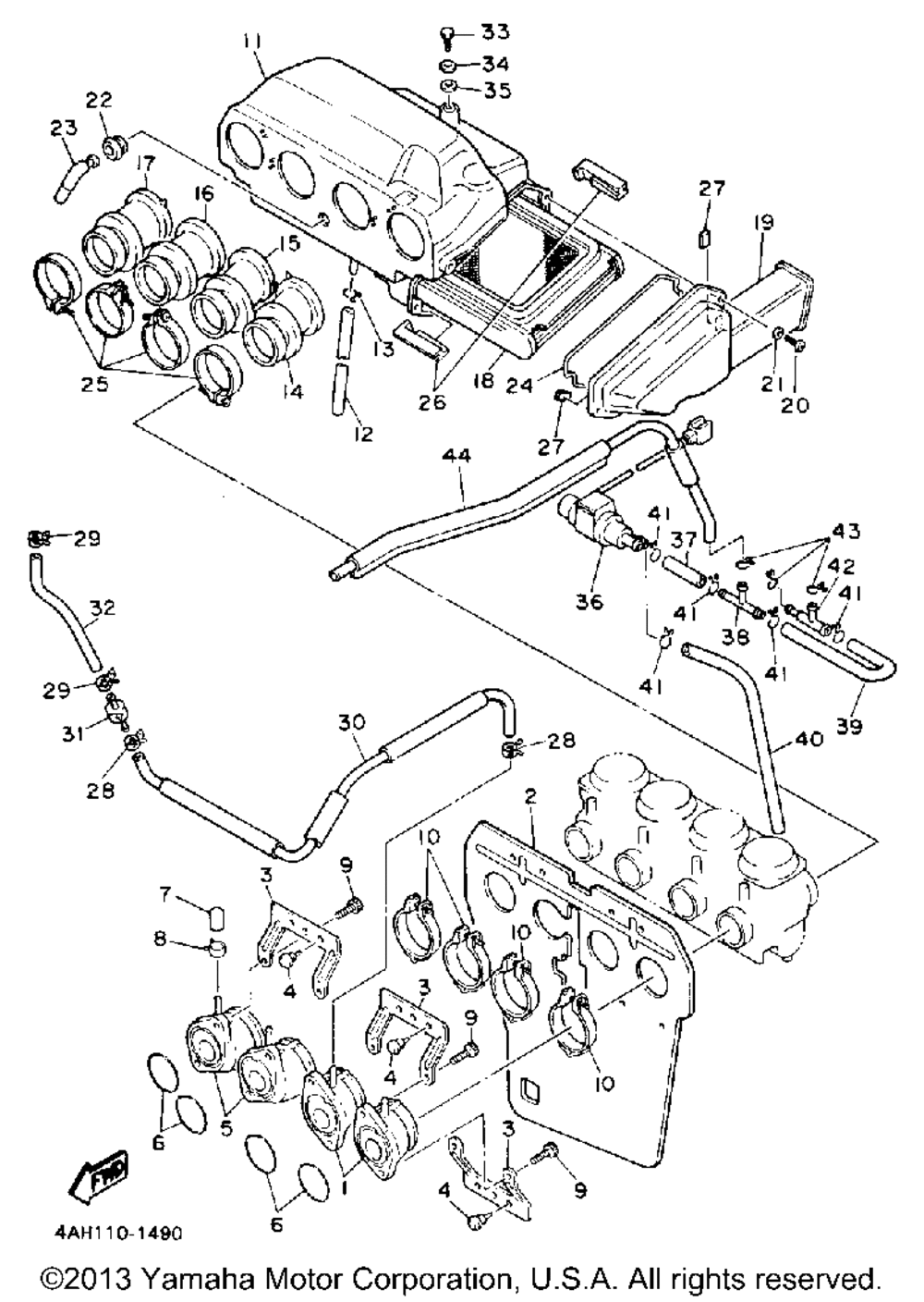 Air filter california model only