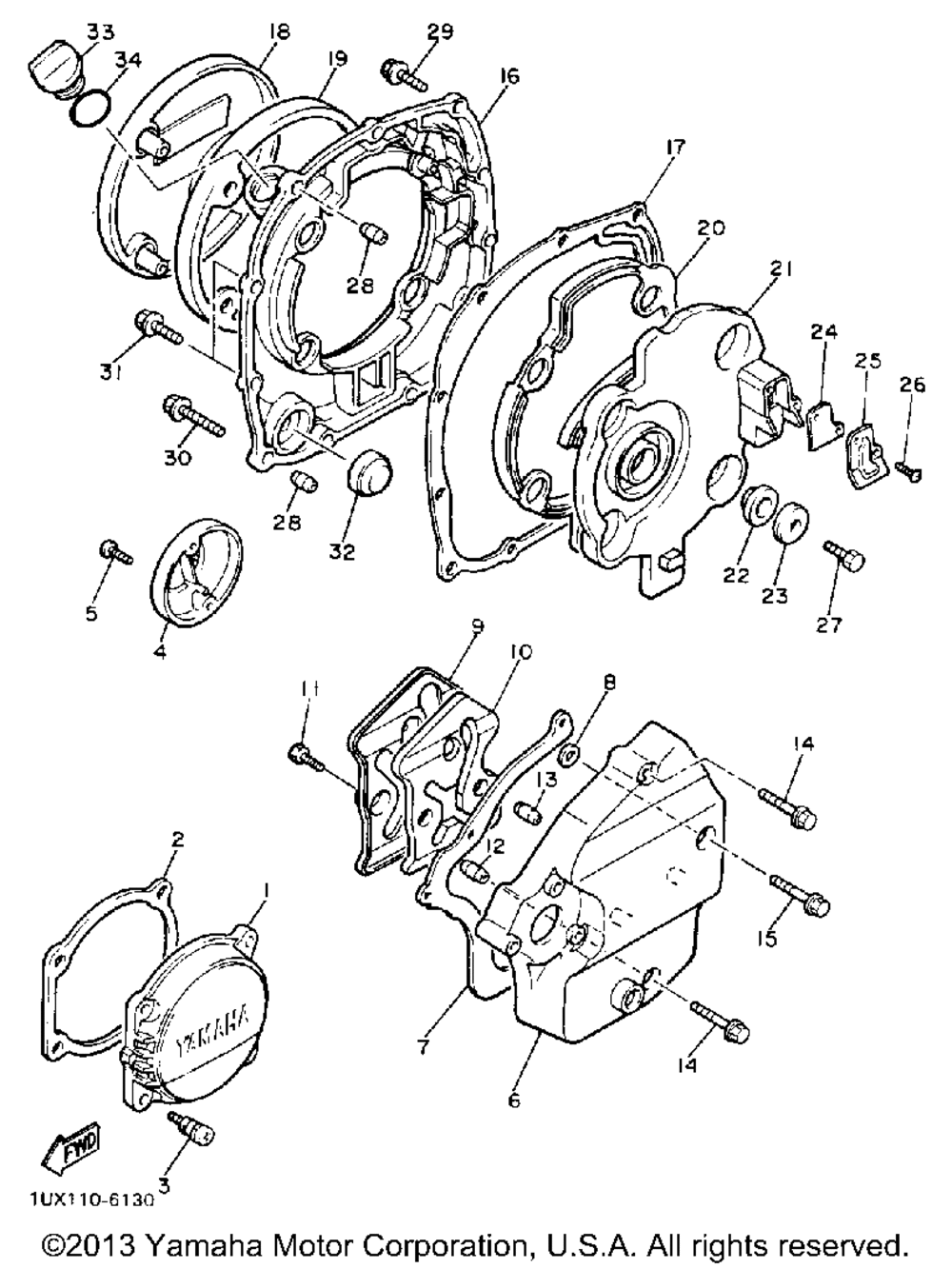 Crankcase cover 1