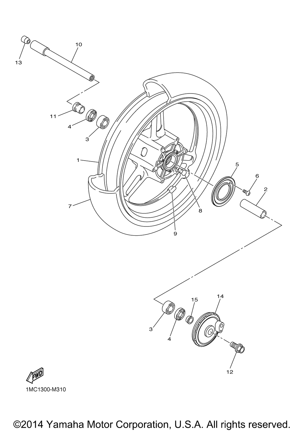 Front wheel