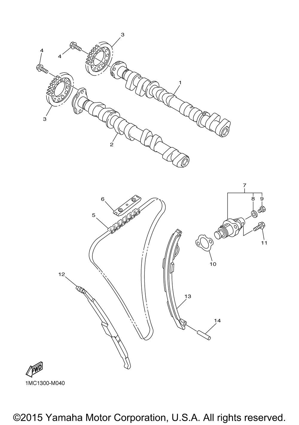 Camshaft chain