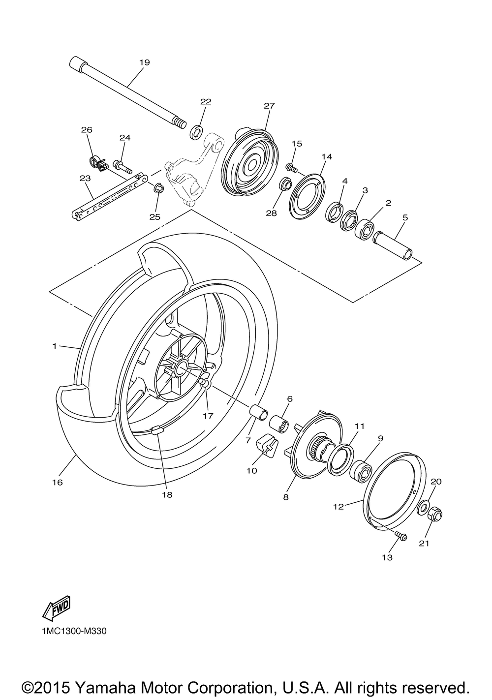 Rear wheel