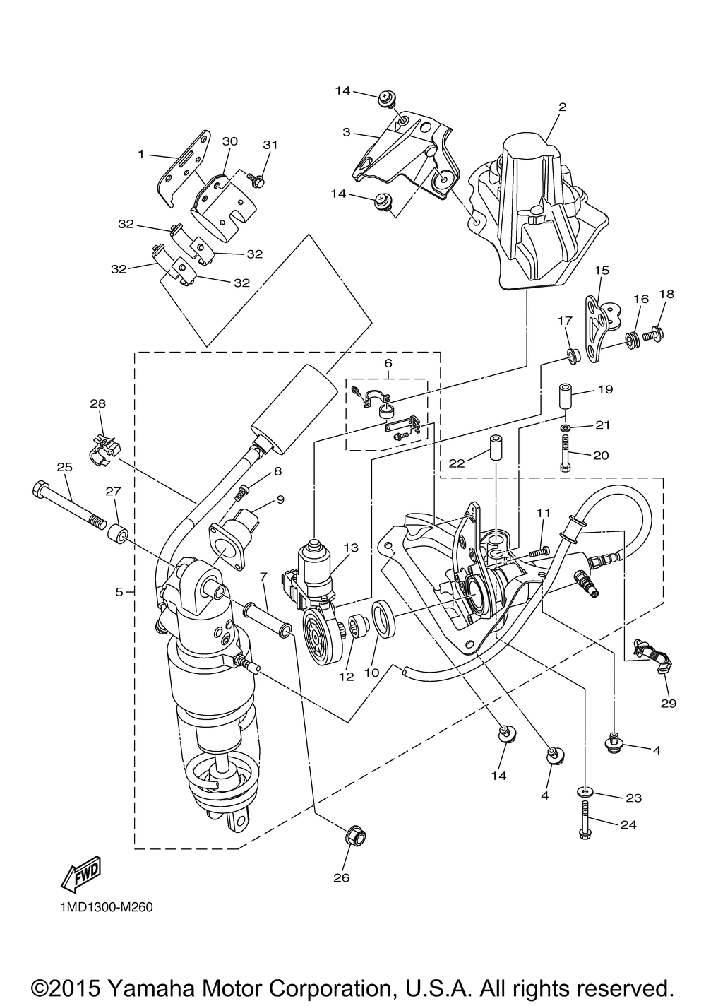 Rear suspension