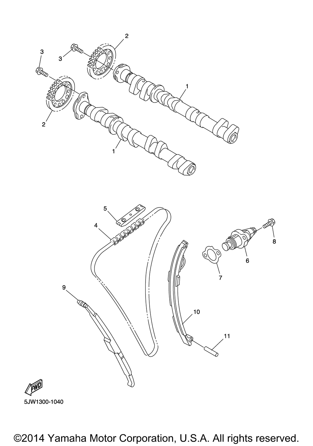 Camshaft chain