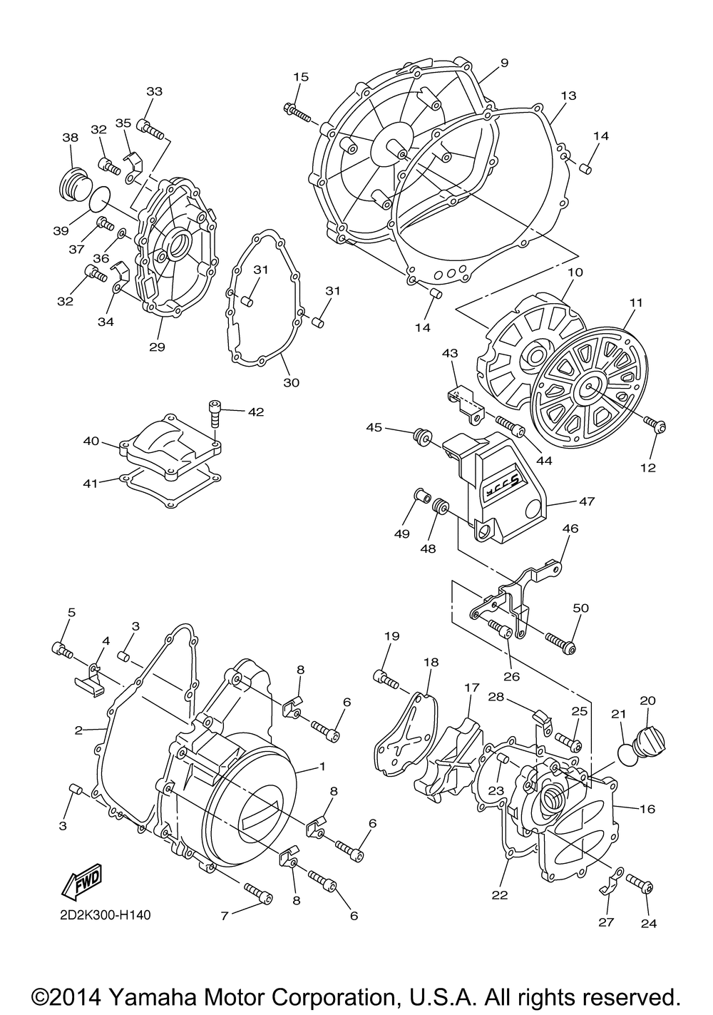 Crankcase cover 1