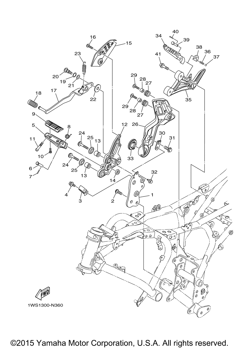 Stand footrest 2