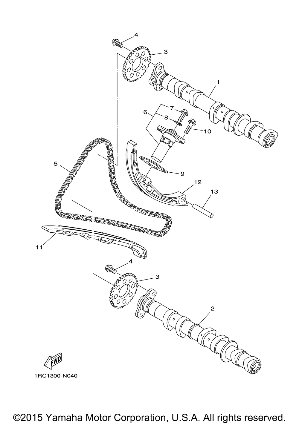 Camshaft chain