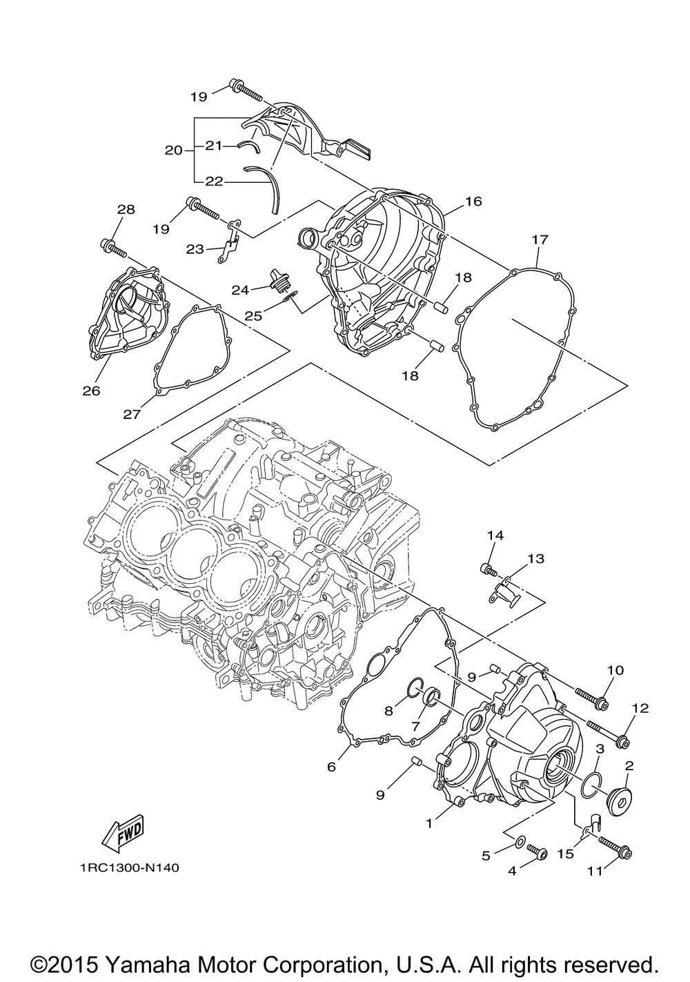 Crankcase cover 1