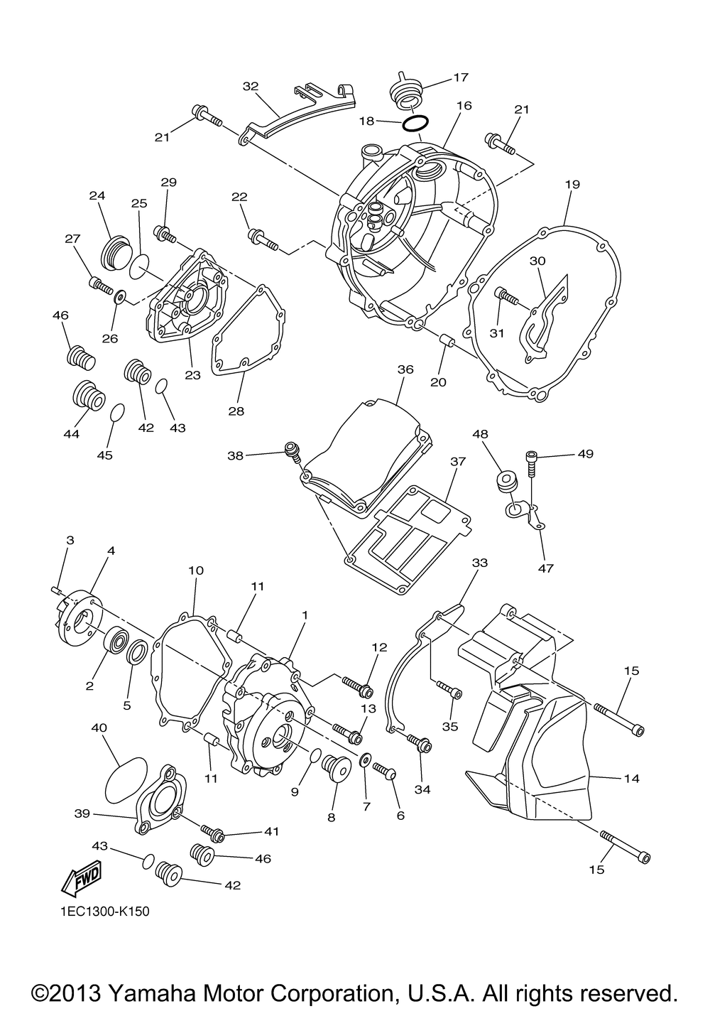 Crankcase cover 1