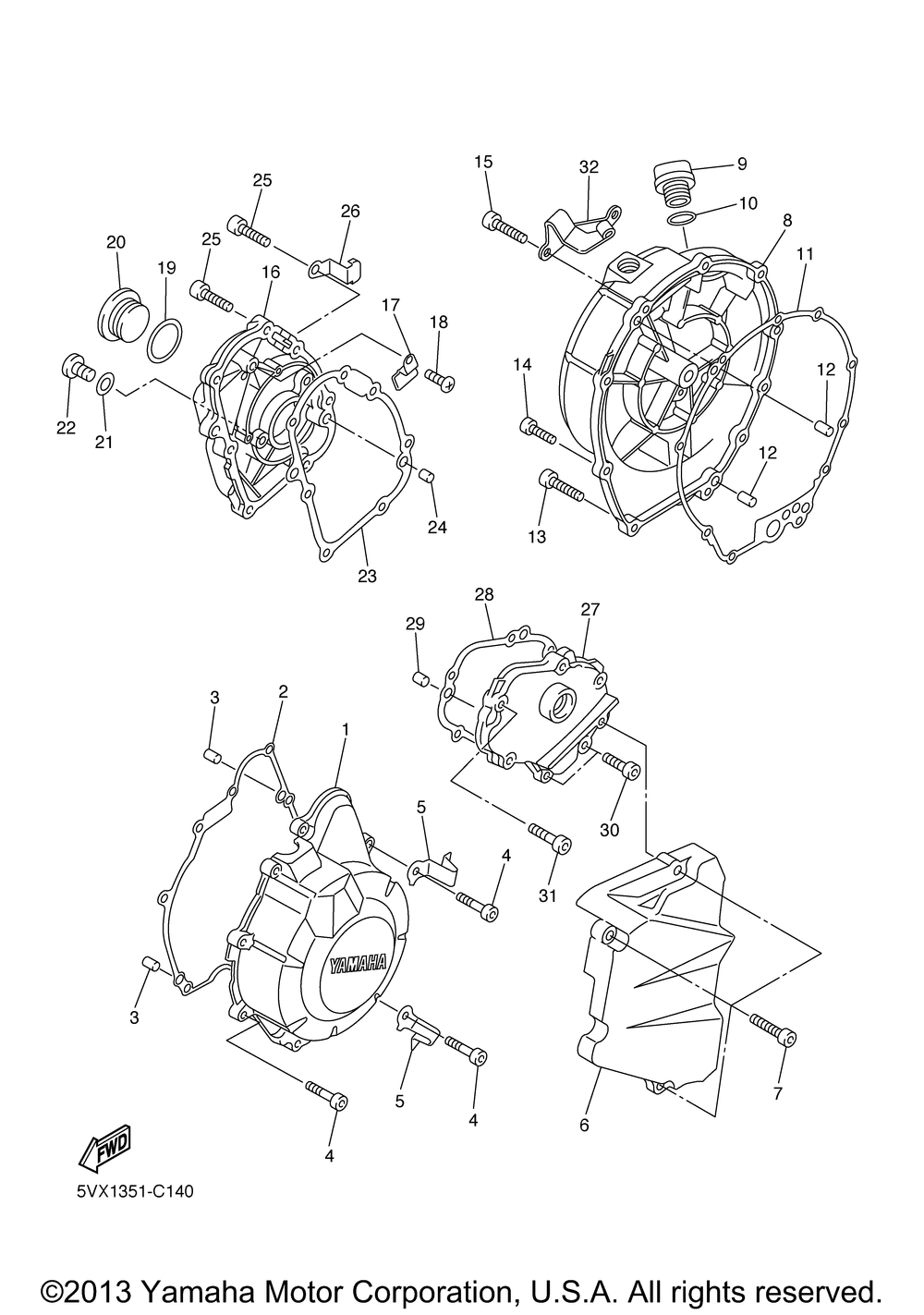 Crankcase cover 1