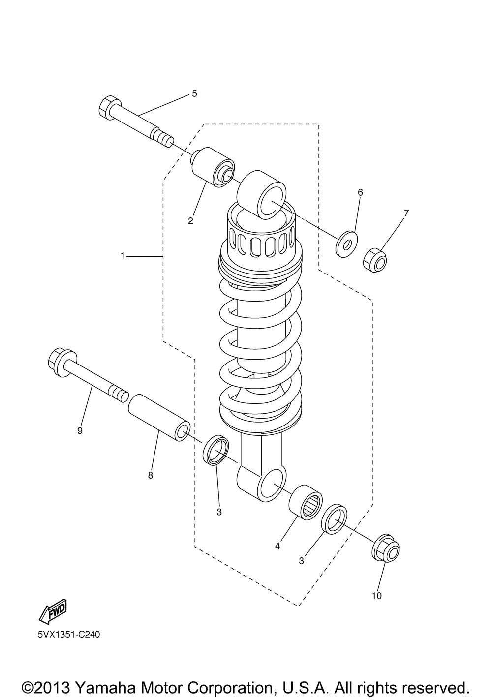 Rear suspension