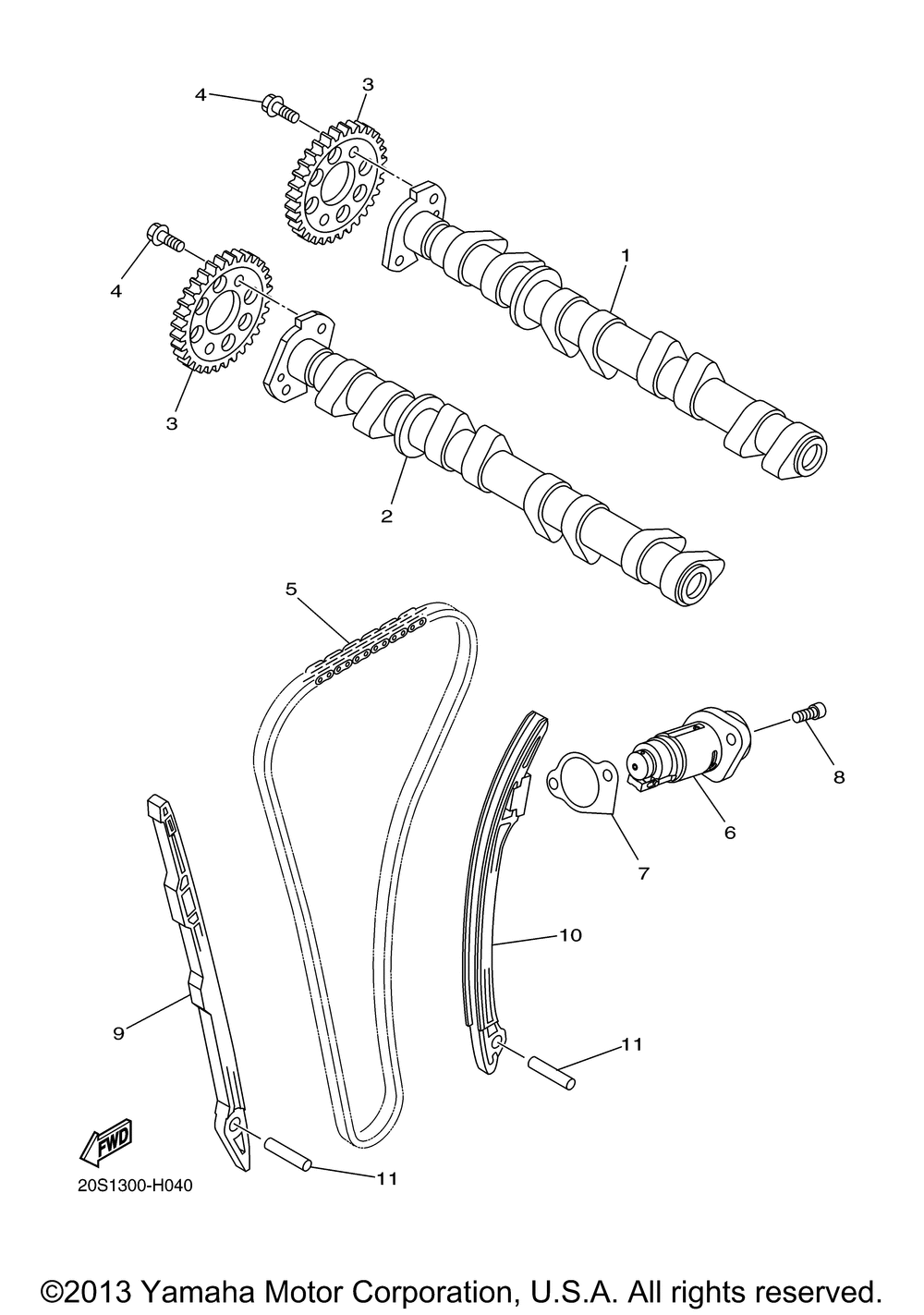 Camshaft chain