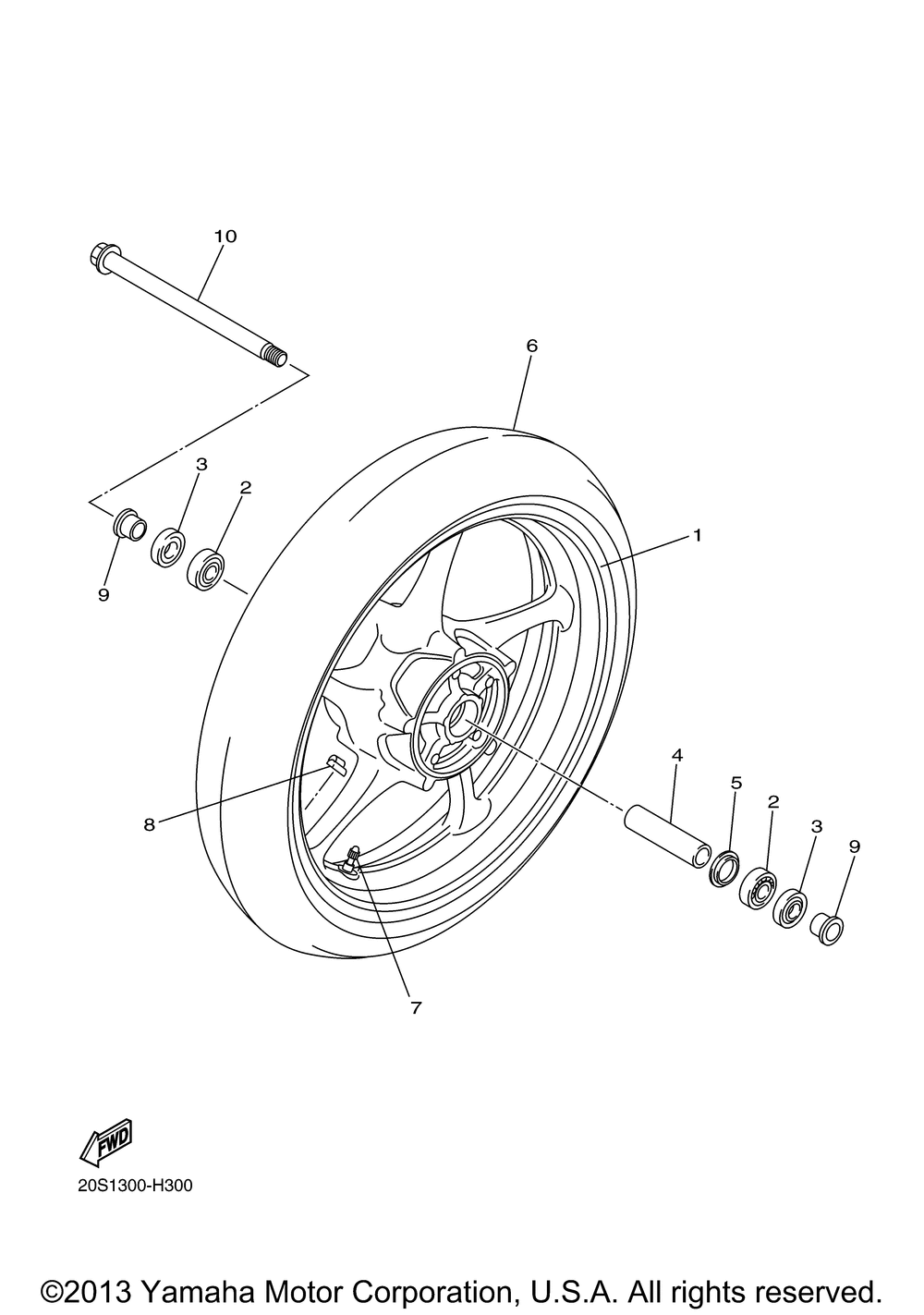 Front wheel