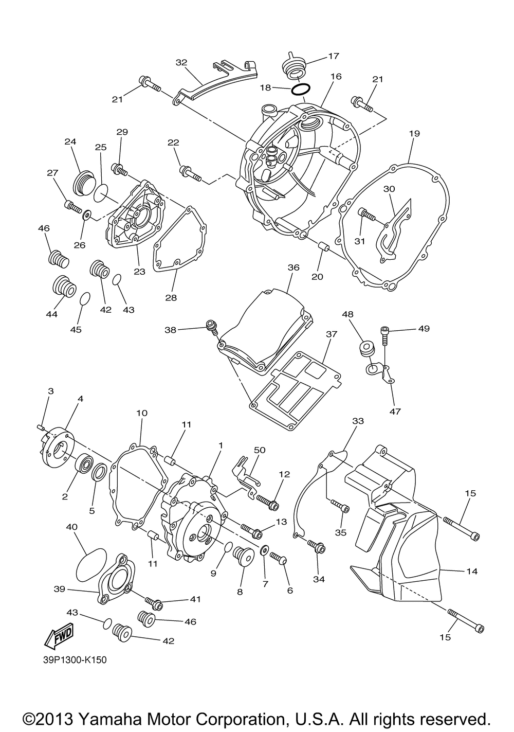 Crankcase cover 1