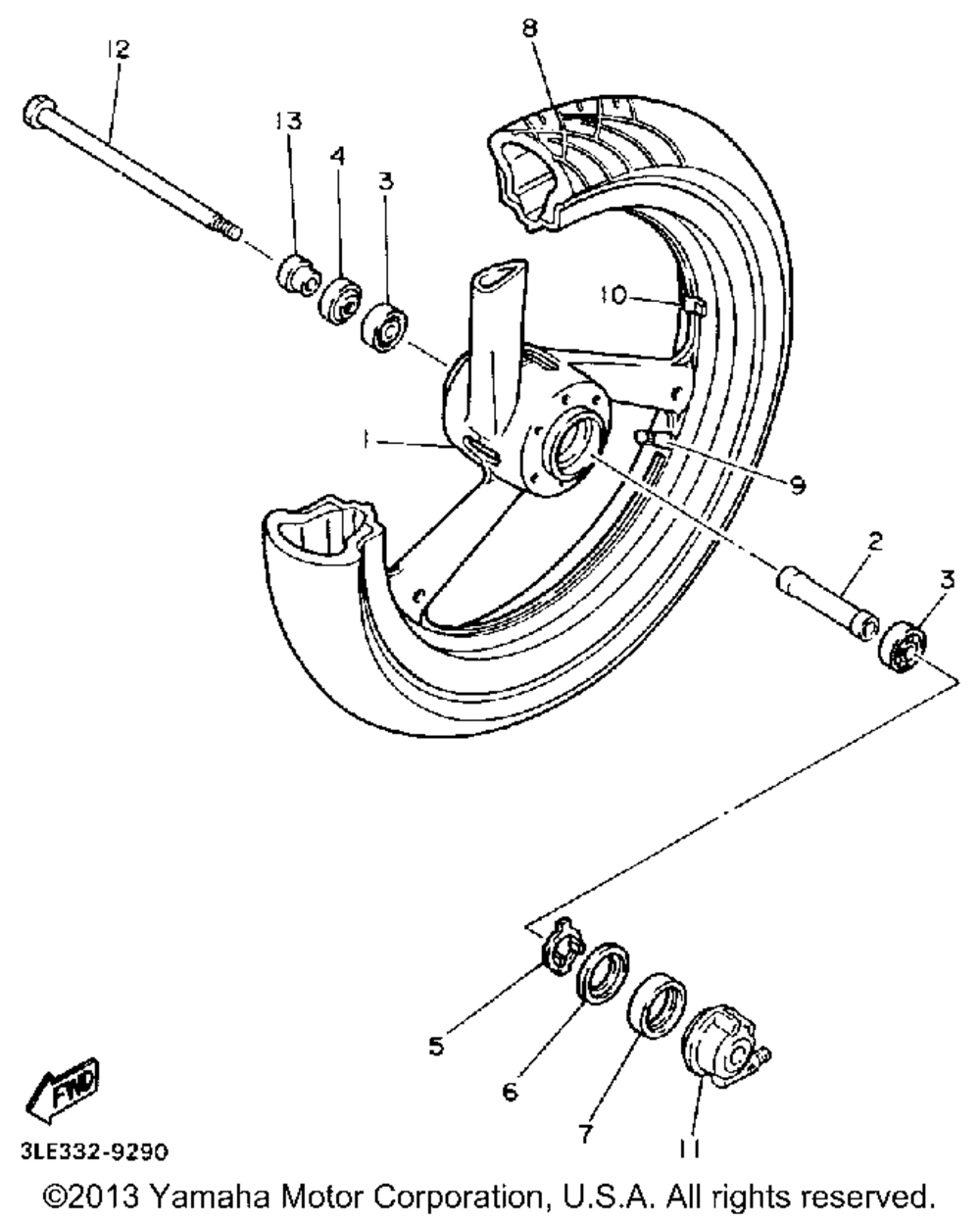 Front wheel