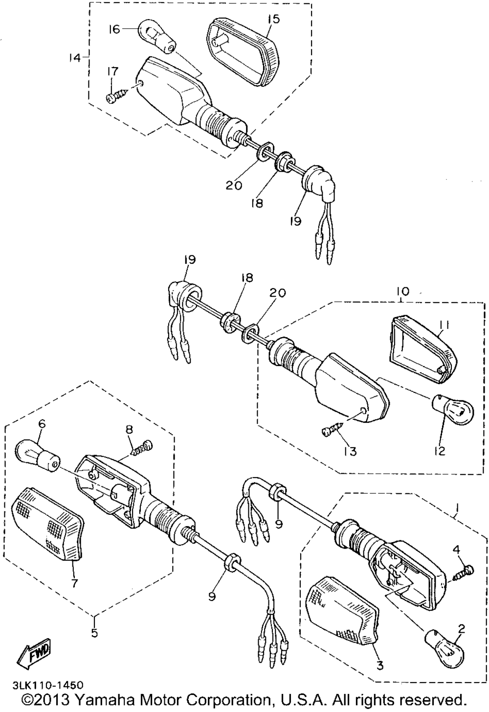 Flasher light turnsignal