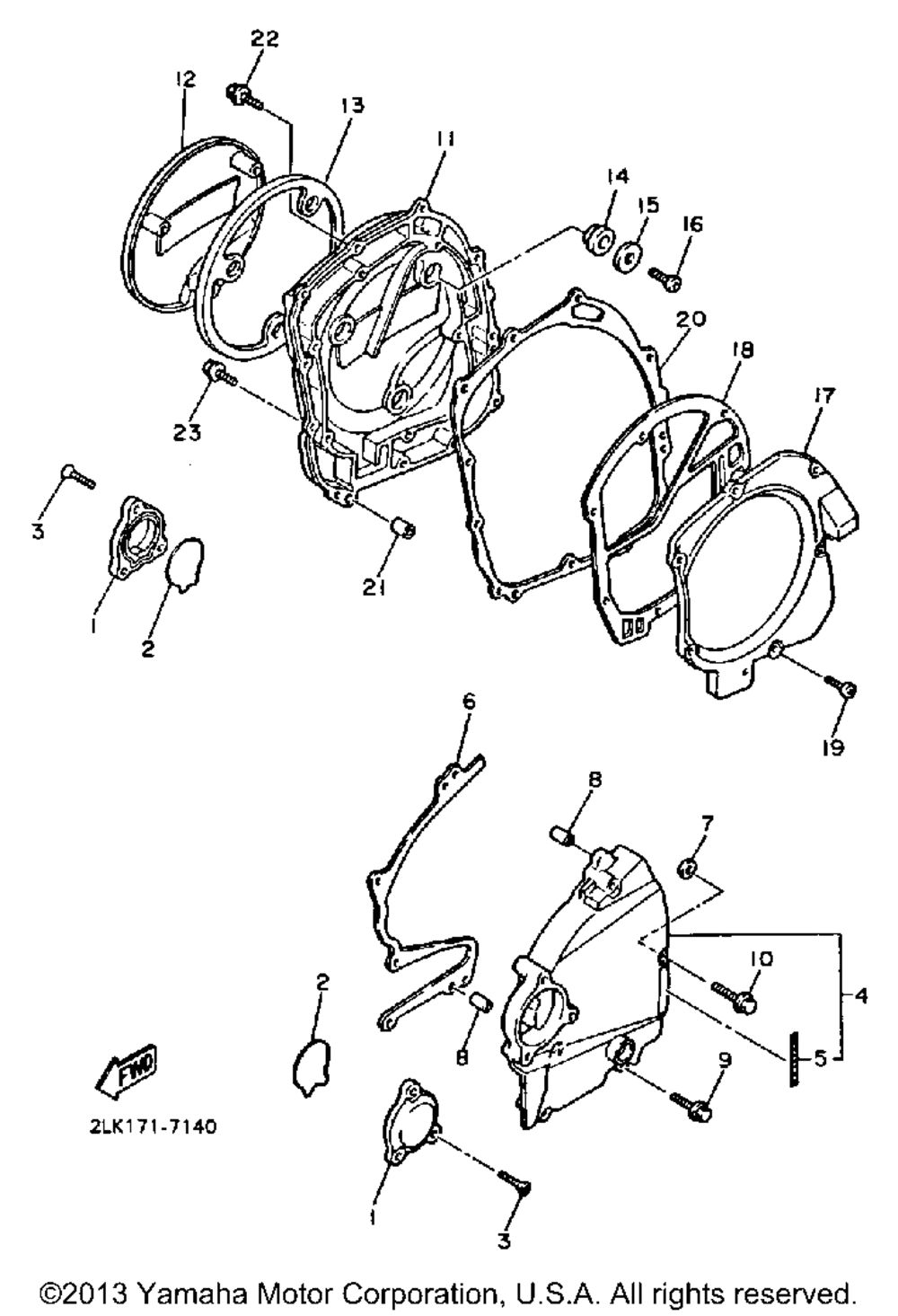 Crankcase cover