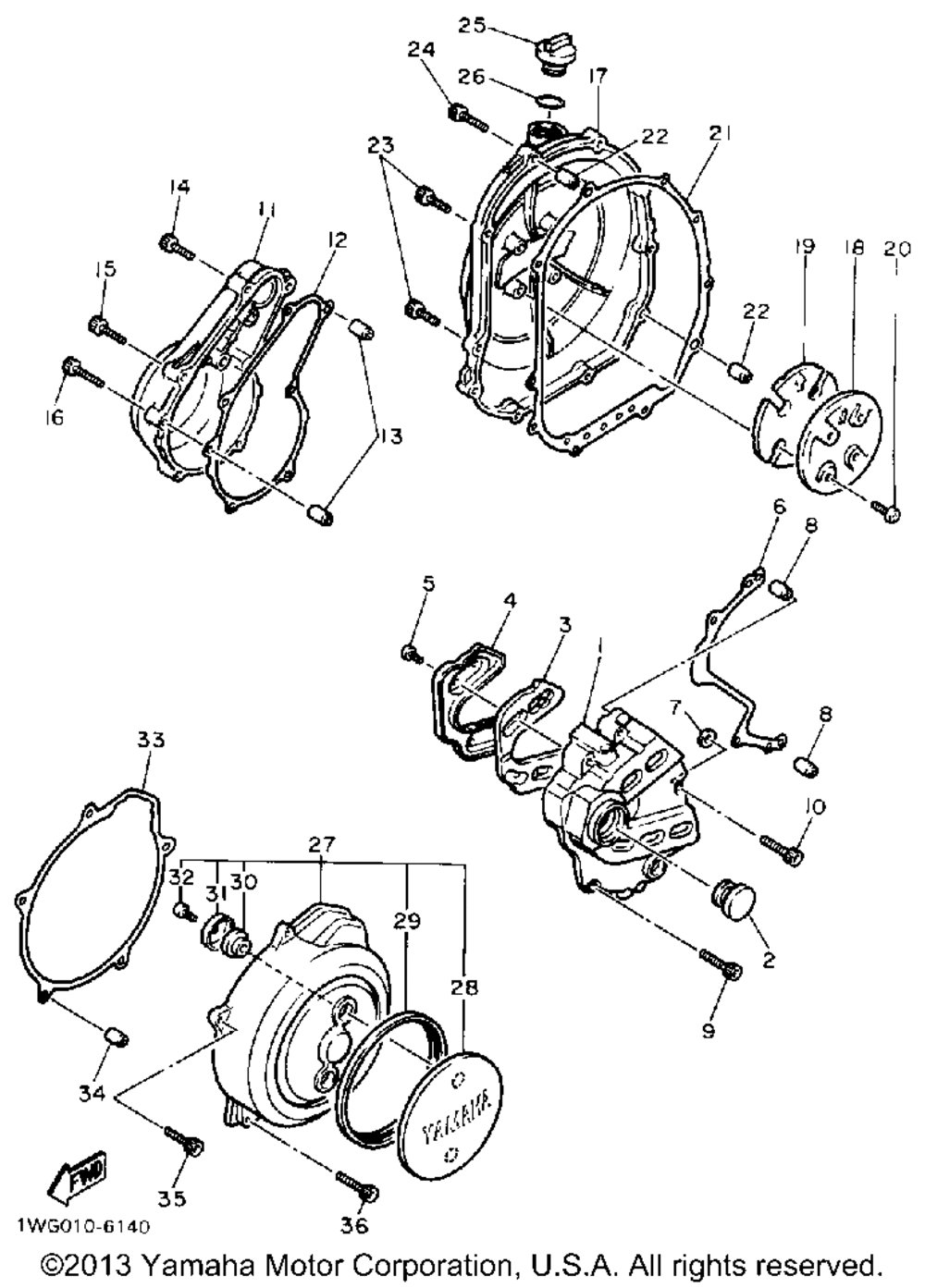 Crankcase cover 1