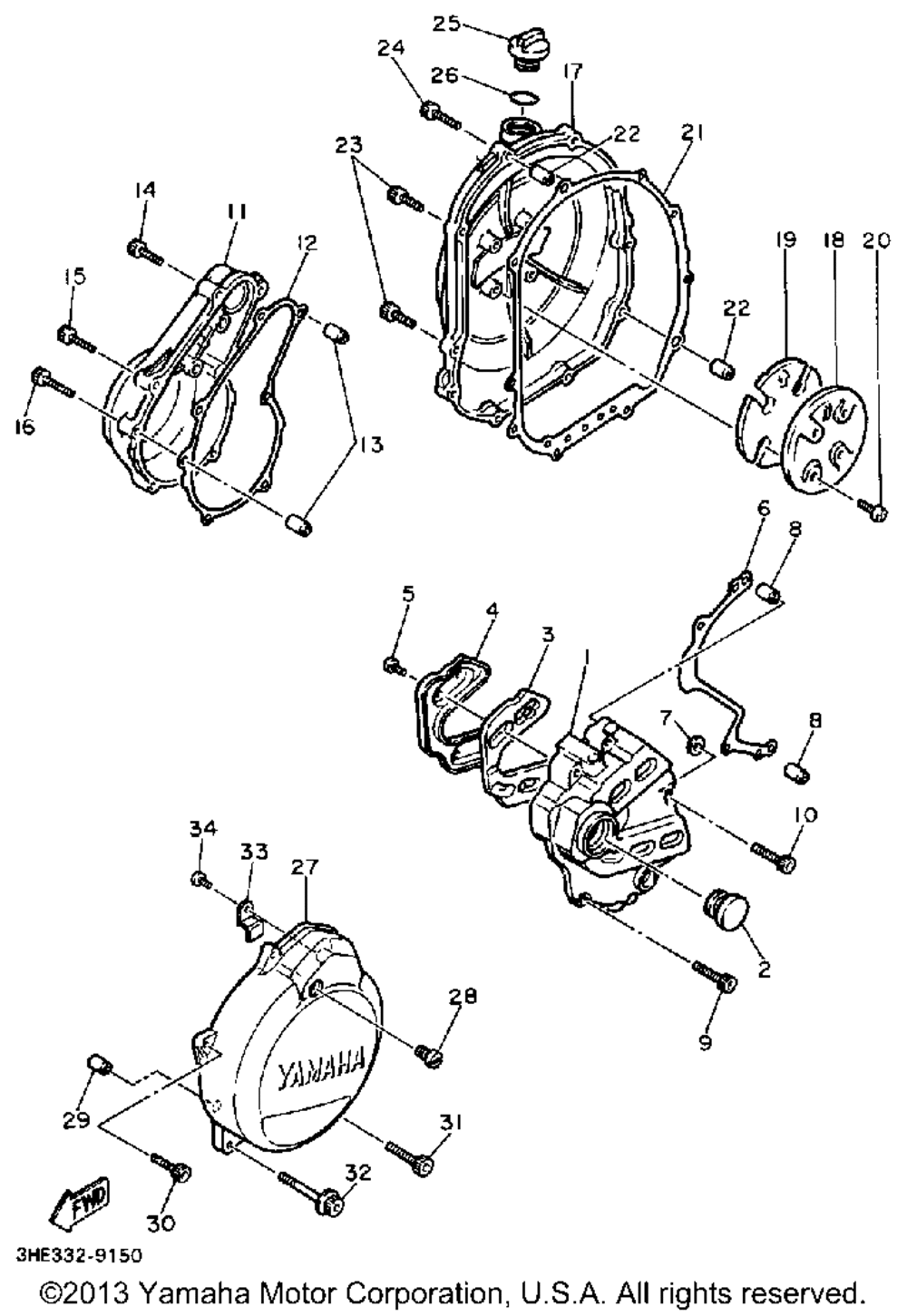 Crankcase cover 1