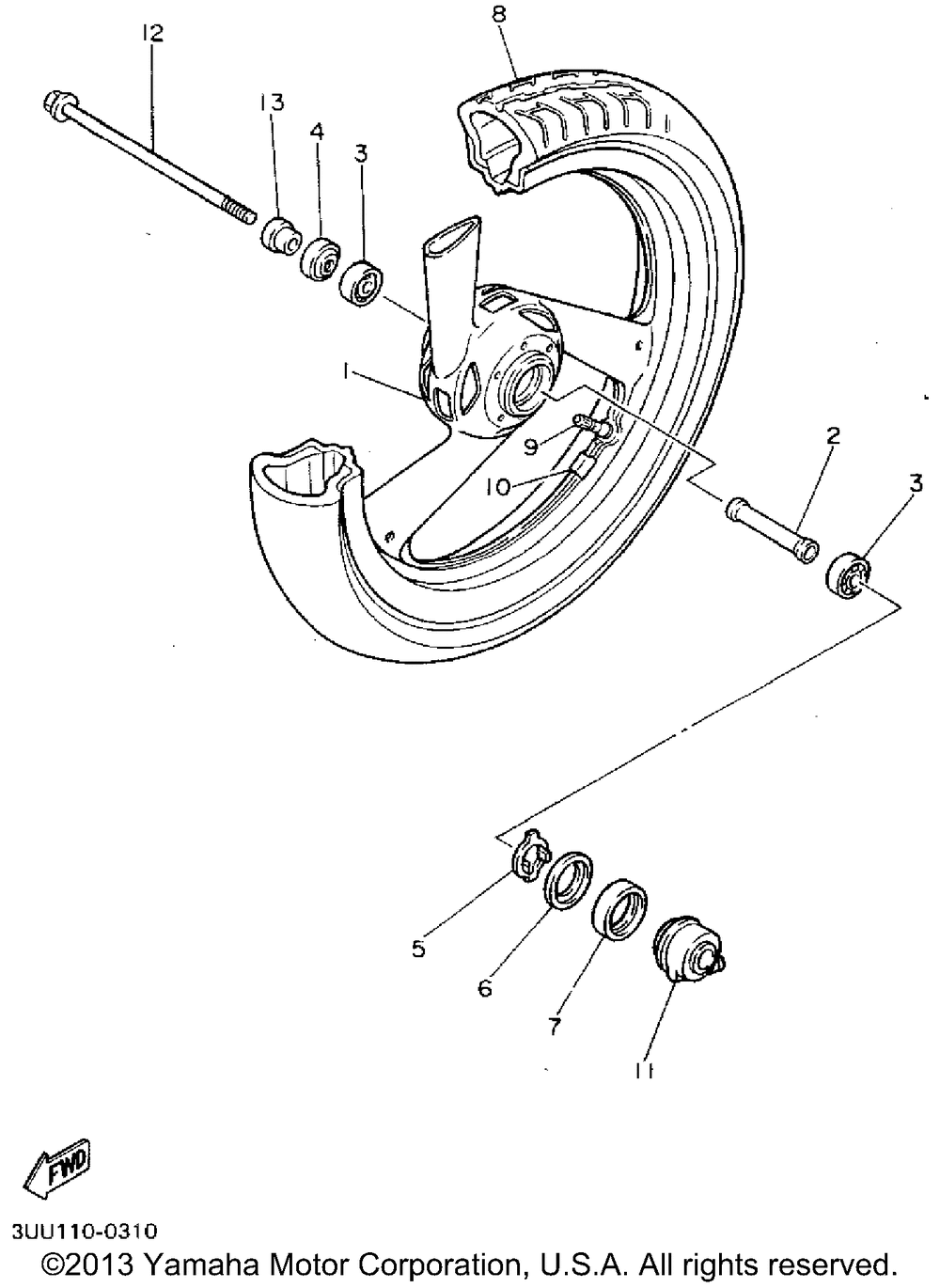 Front wheel