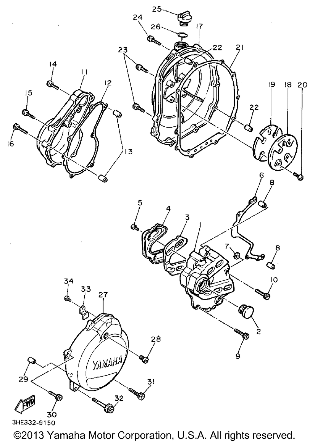 Crankcase cover 1