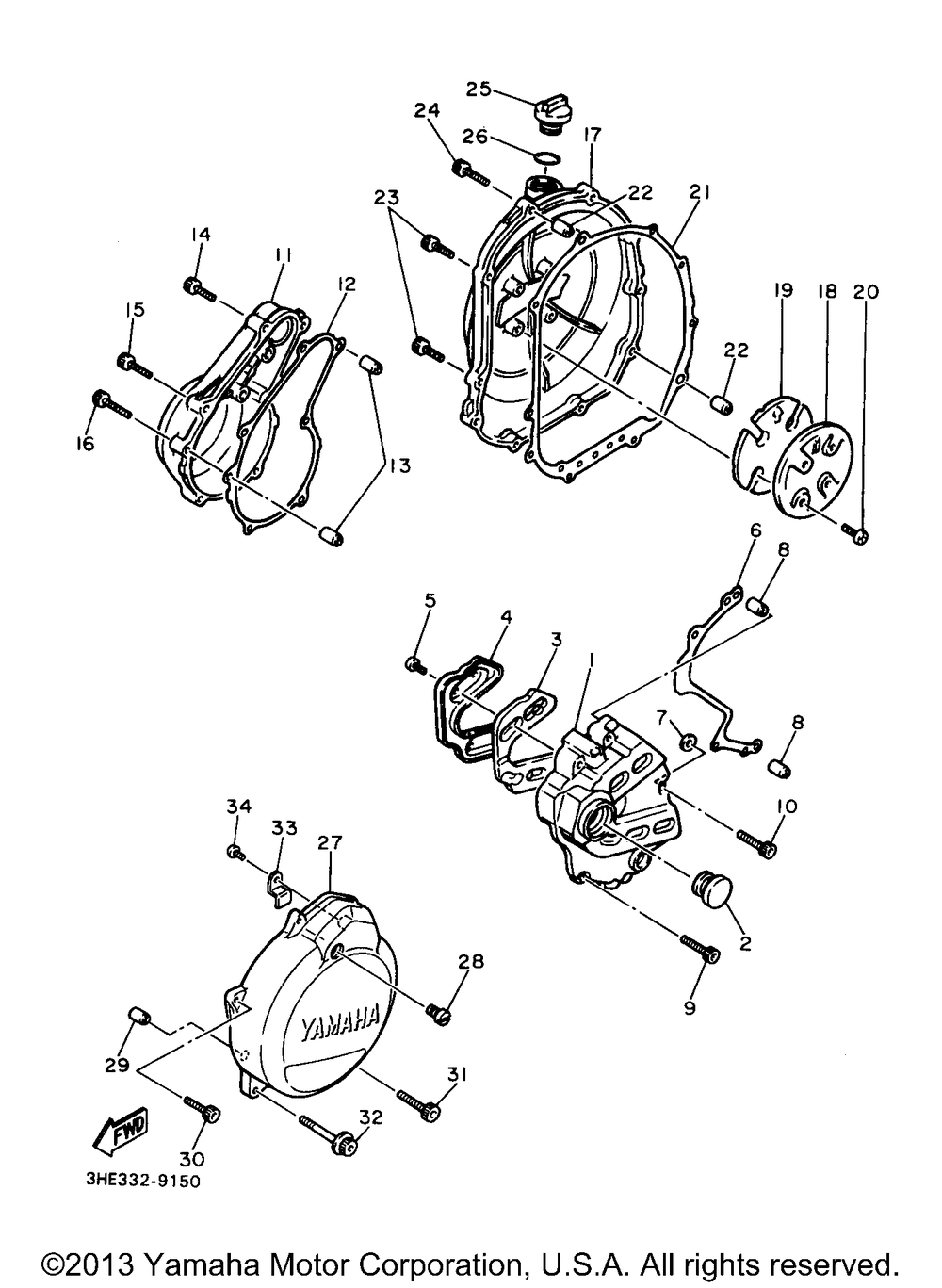 Crankcase cover 1