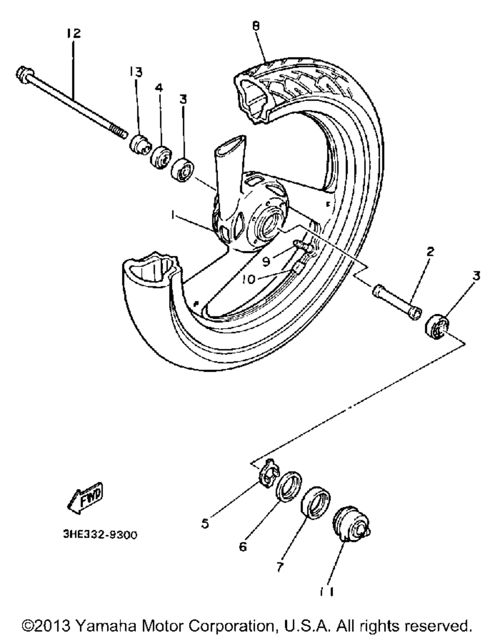 Front wheel