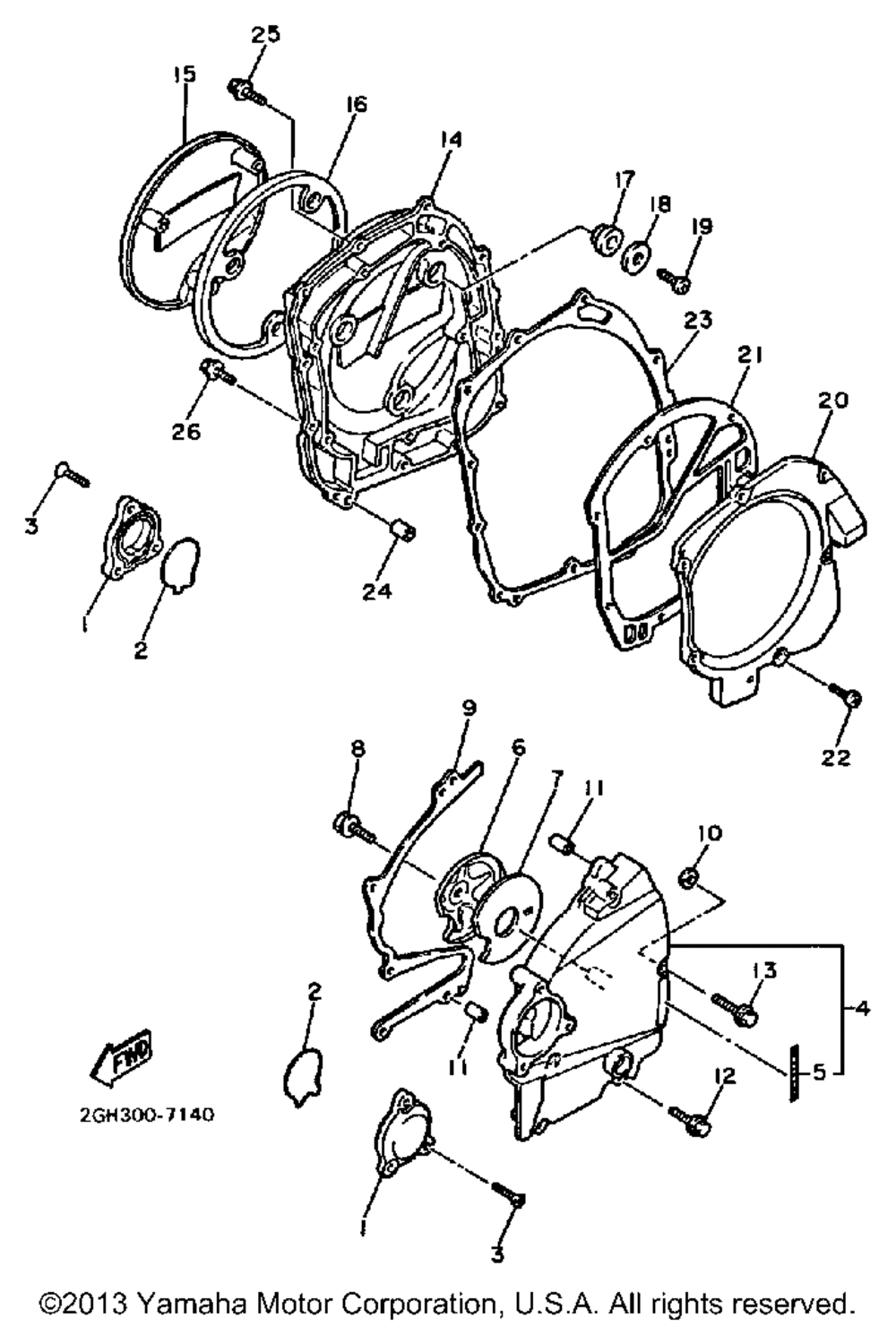 Crankcase cover