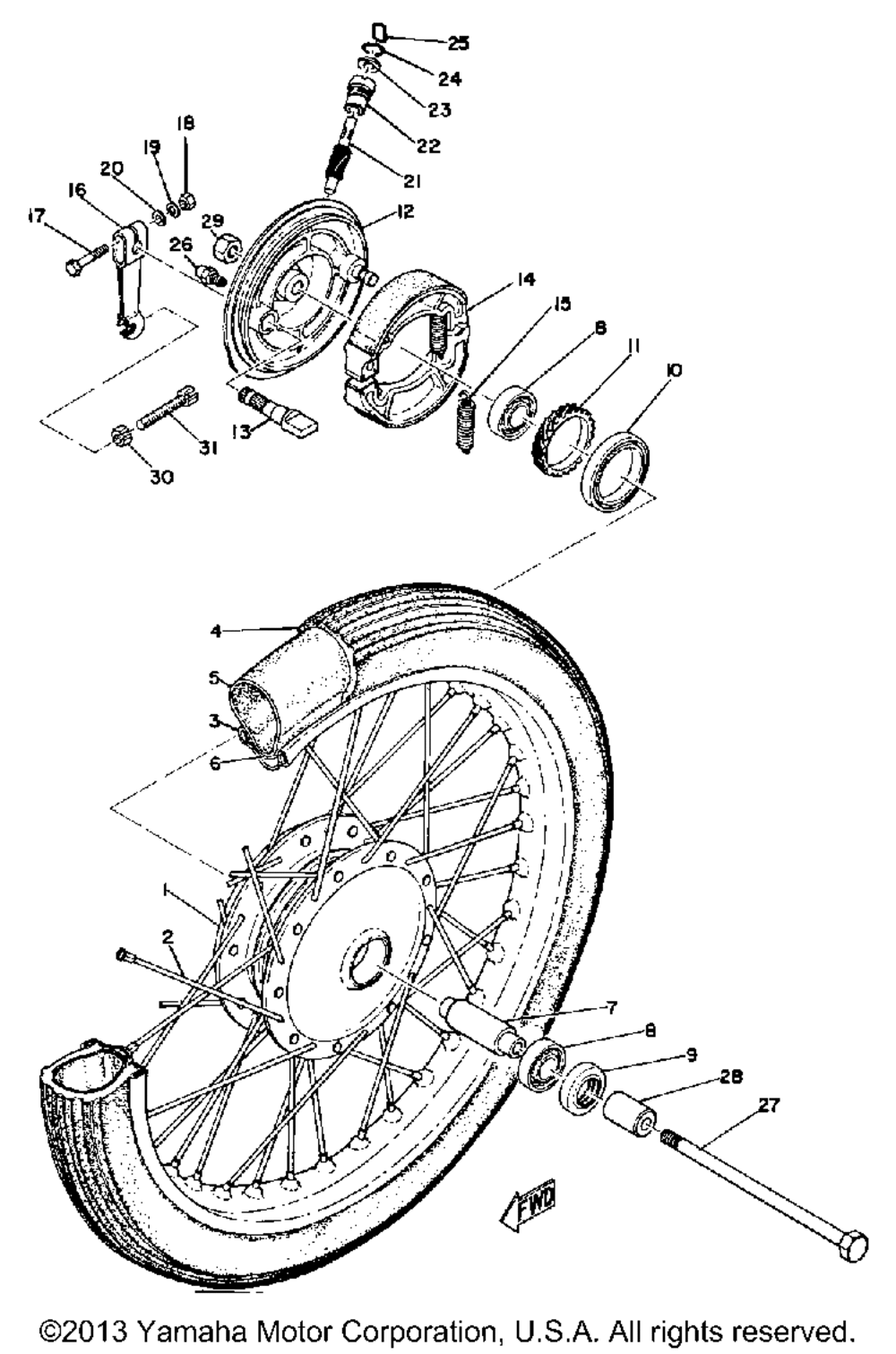 Front wheel