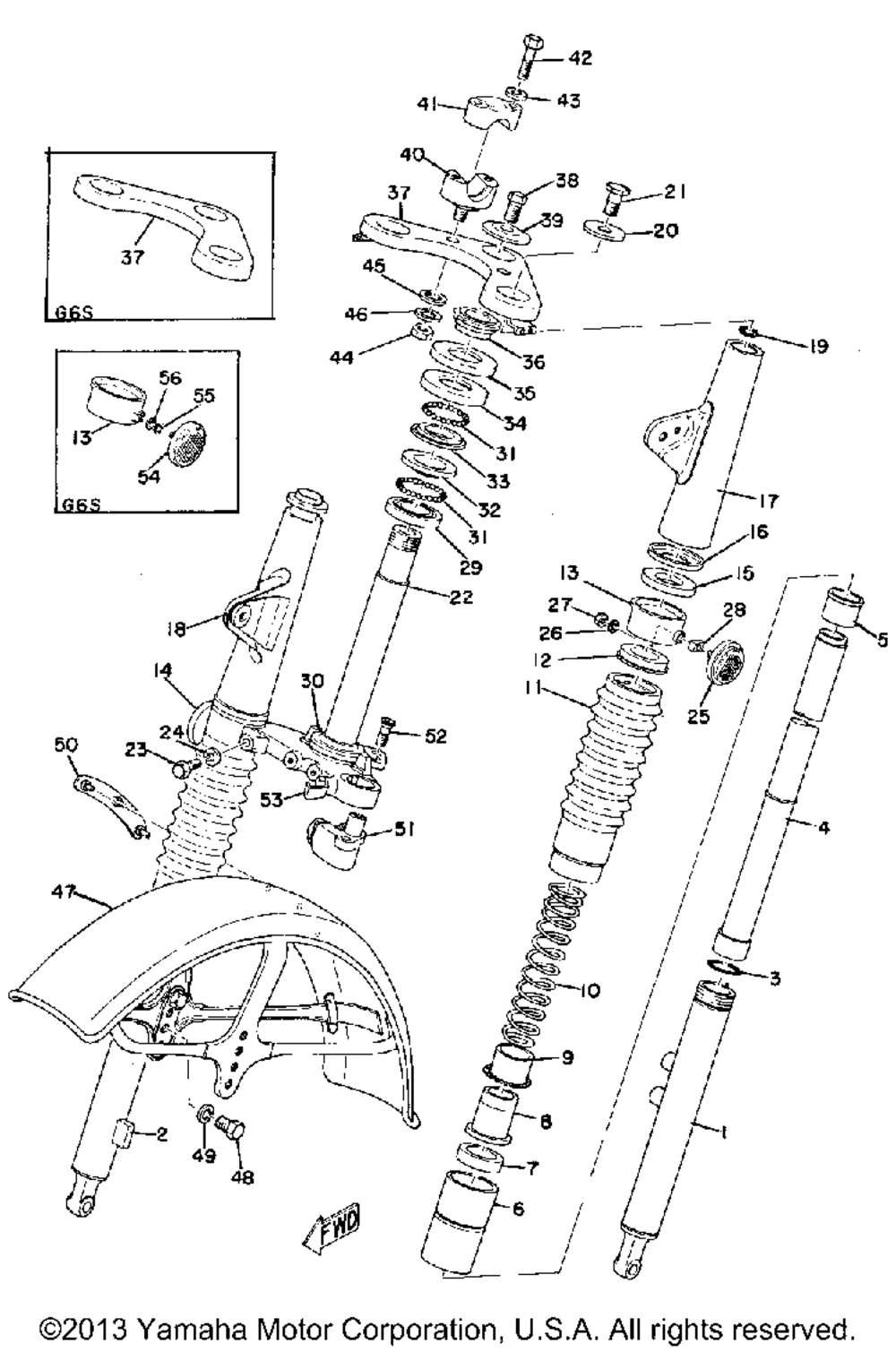 Front fork - front fender