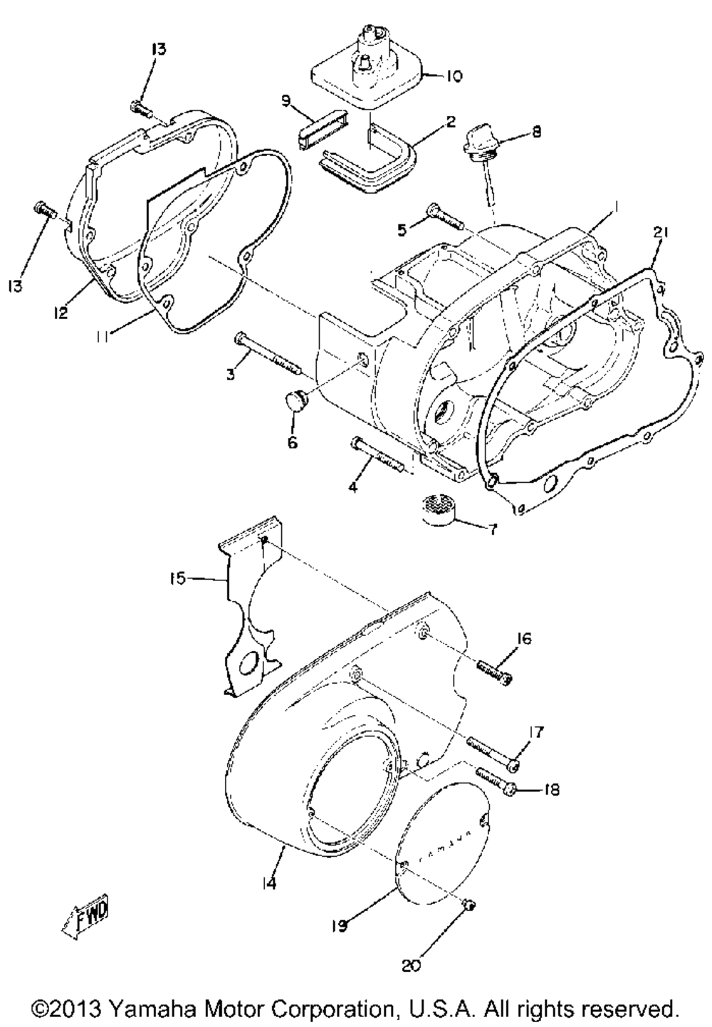 Crankcase cover