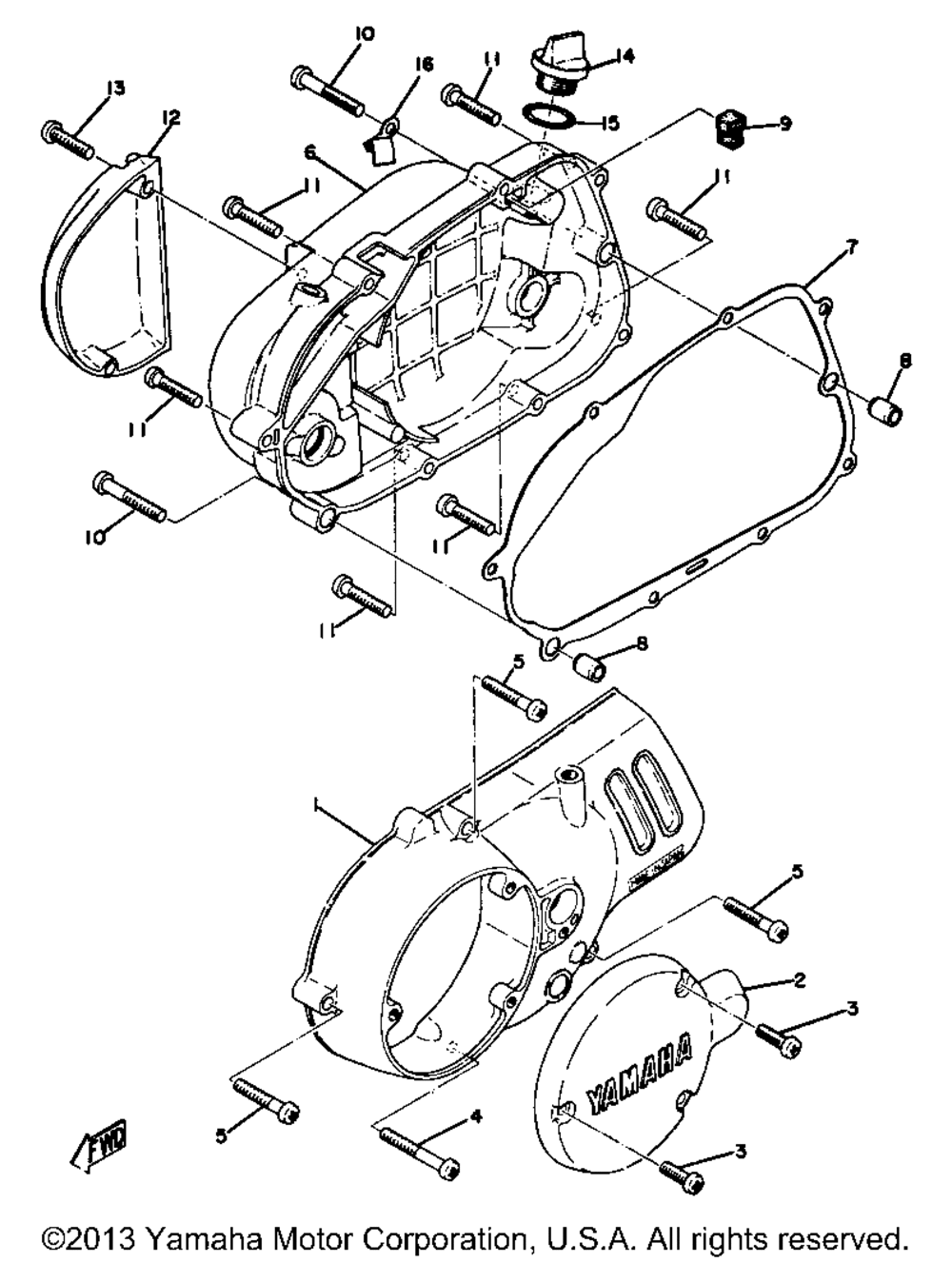 Crankcase cover