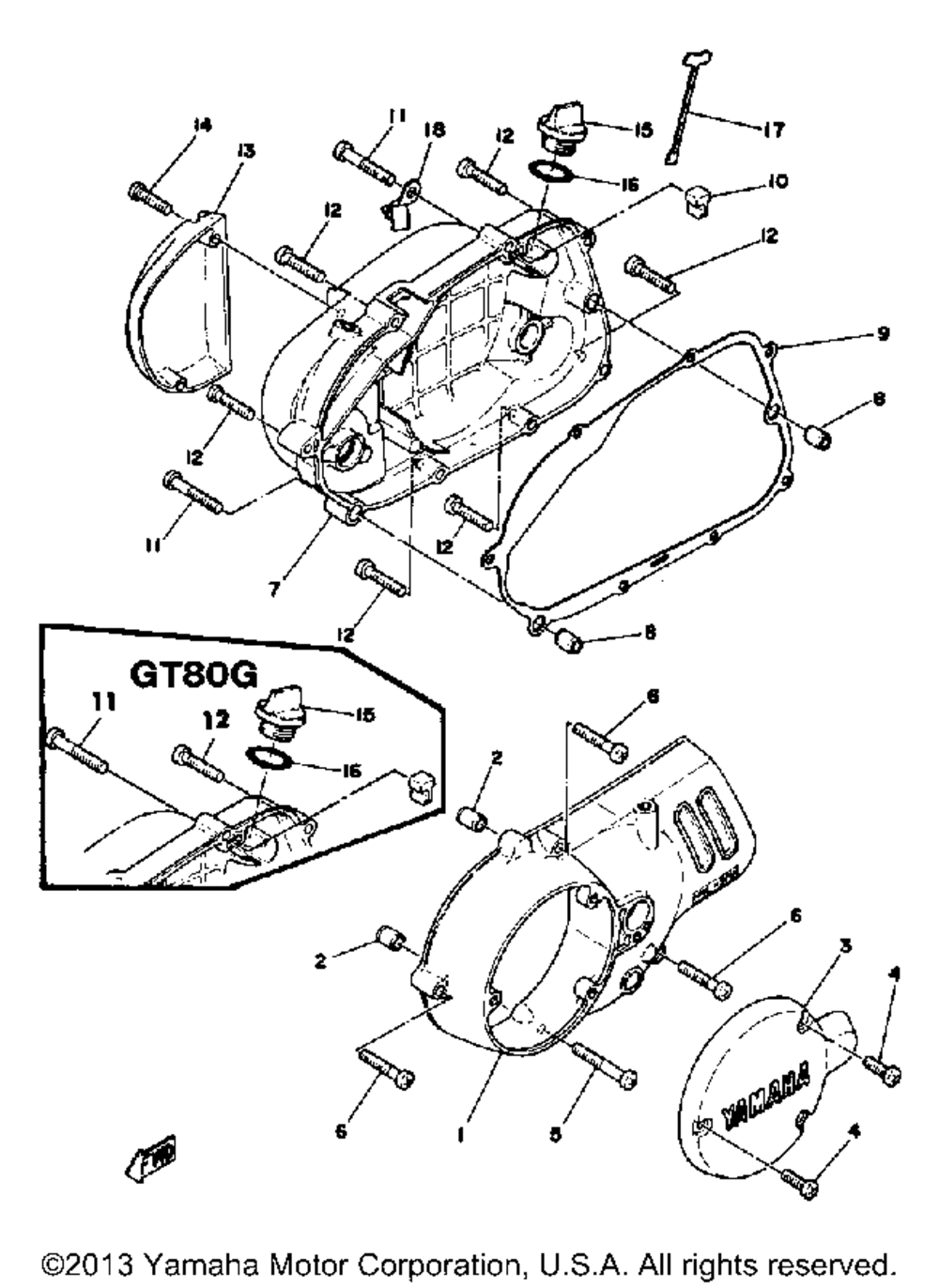 Crankcase cover