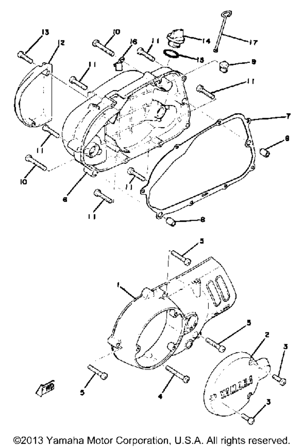 Crankcase cover