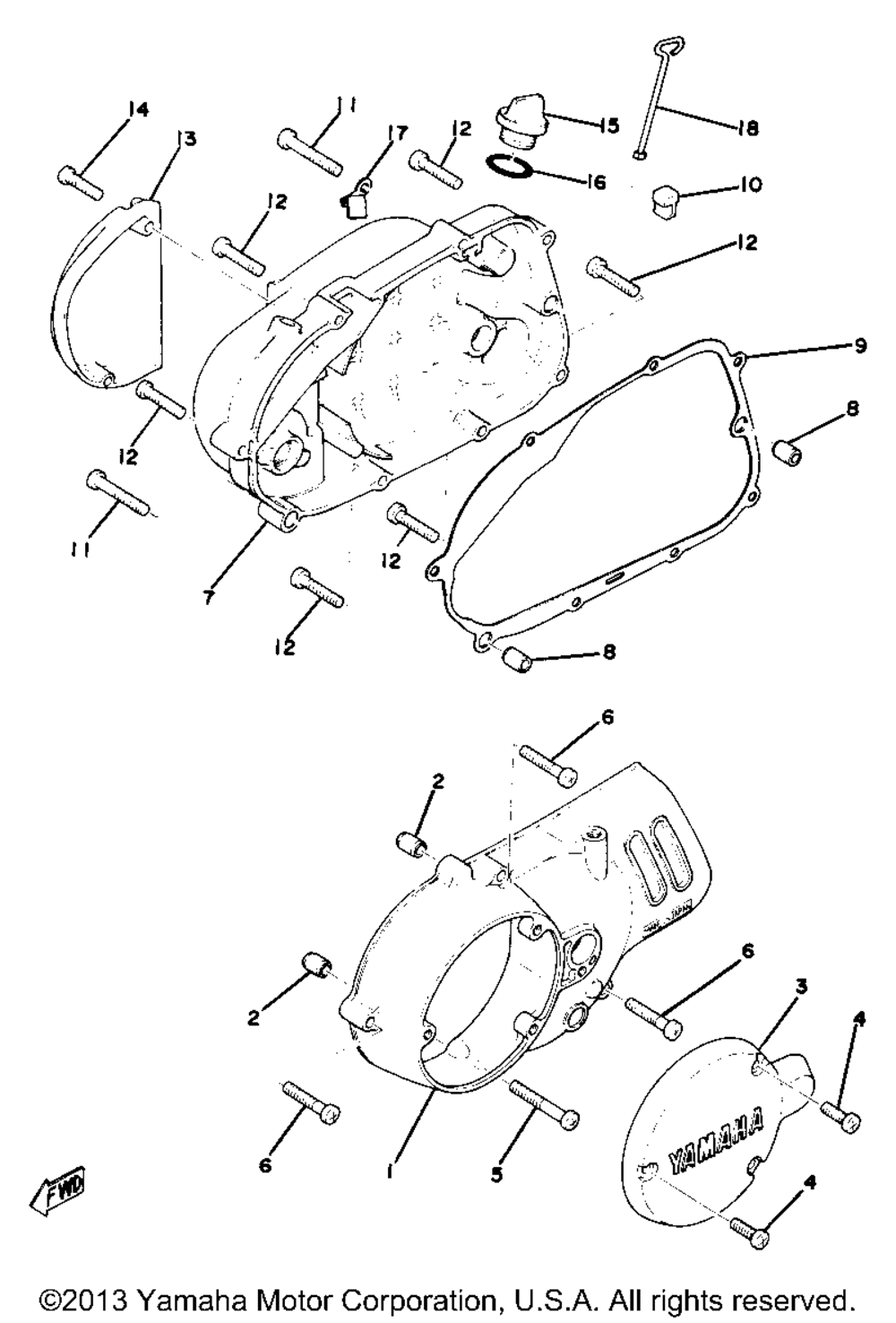 Crankcase cover