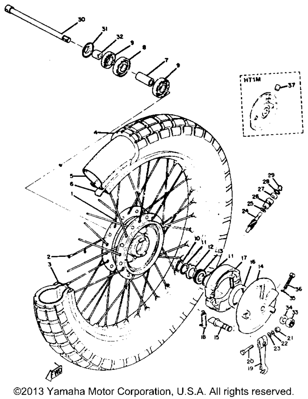 Front wheel