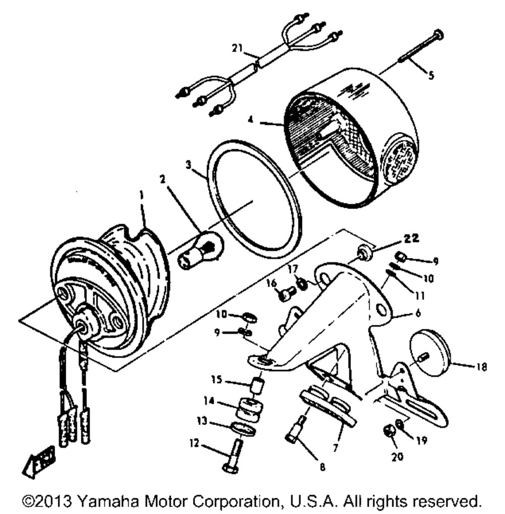 Tail lamp (ht1b)